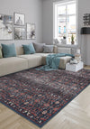 Gaia Washable Navy Rug