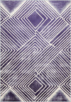 Bram Purple Modern Rug