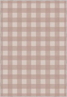 Jove Checkered Pink Rug