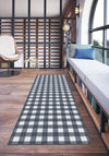 Jove Checkered Navy Rug