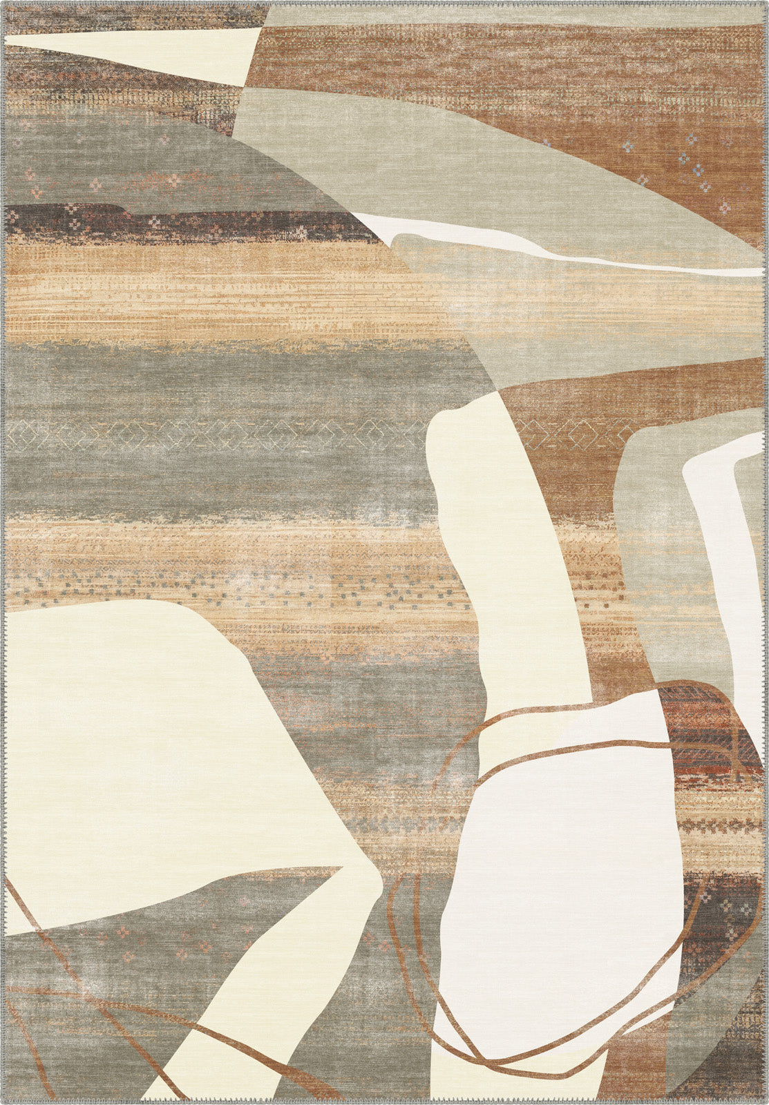 Drax Rugs Dax Natural Abstract Rug | Rugette