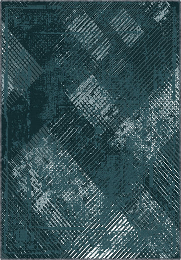 Briar Modern Washable Teal Rug