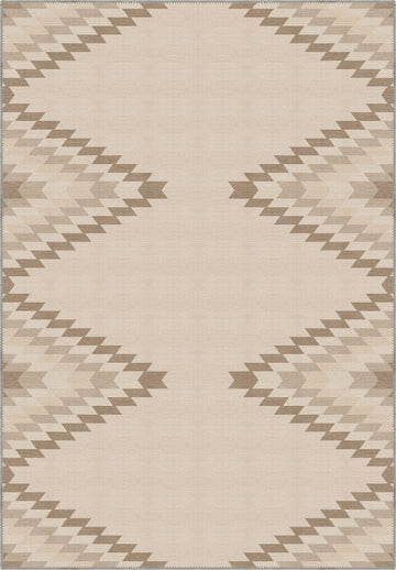 Cadmus Geometric Light Brown Rug