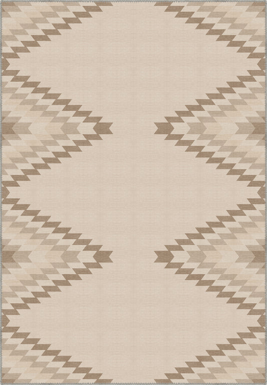 Cadmus Geometric Light Brown Rug