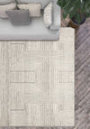 Theron Geometric Beige Rug