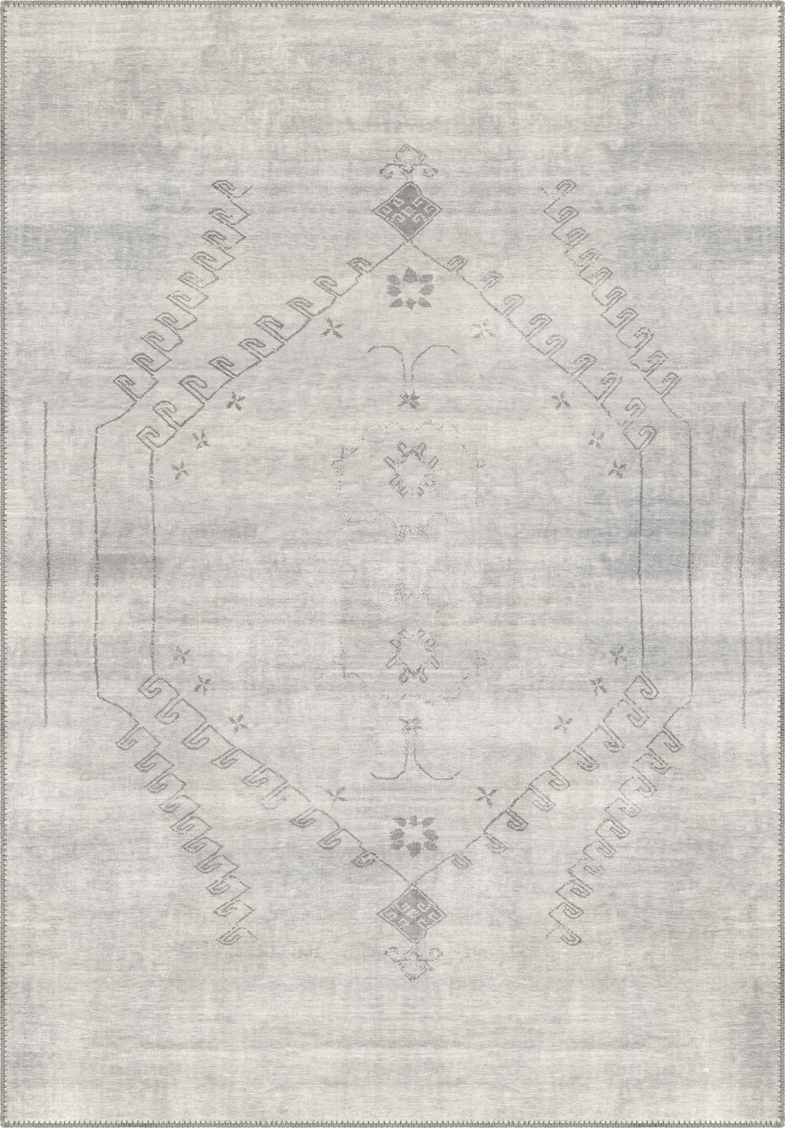 Orson Grey Modern Rug | Rugette