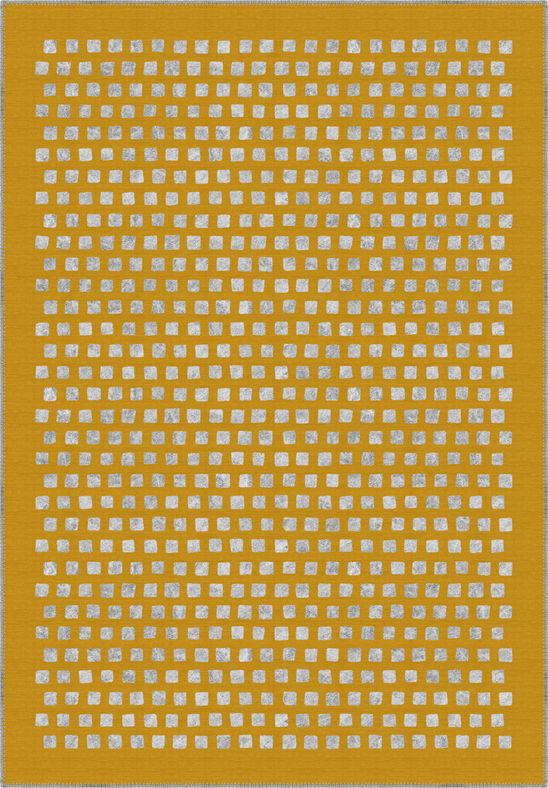 Thalia Geometric Yellow Rug