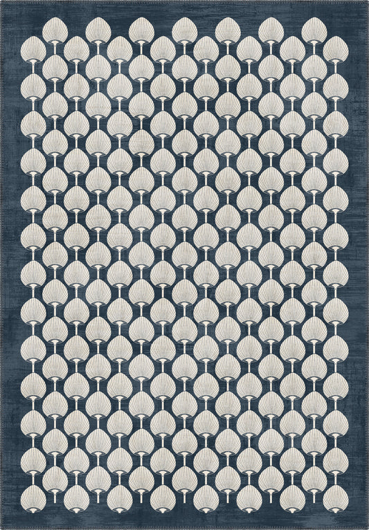 Solon Blue Modern Rug