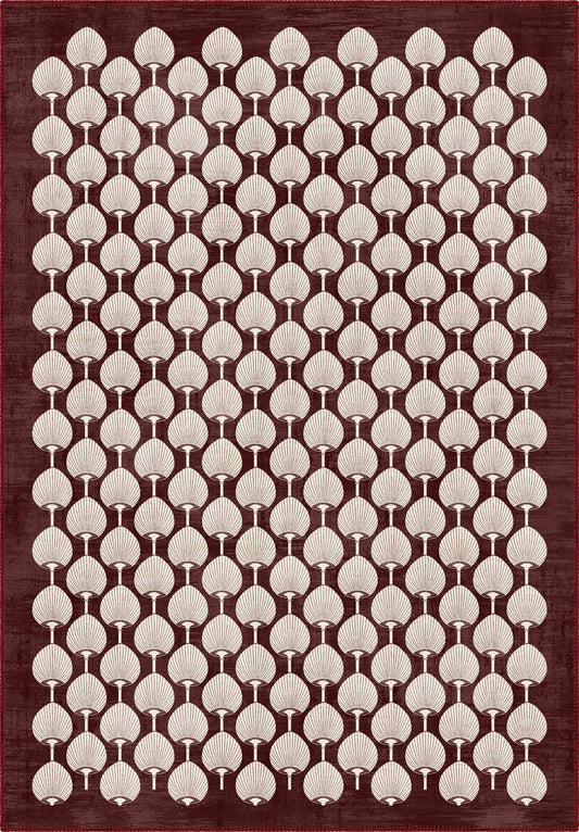 Solon Red Washable Rug