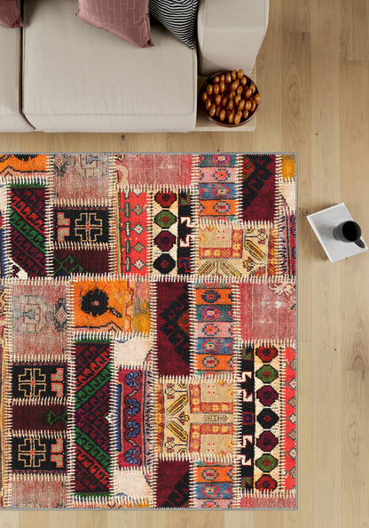 Marius Colourful Boho Rug | Rugette