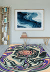 Rowena Multi Coloured Abstract Rug