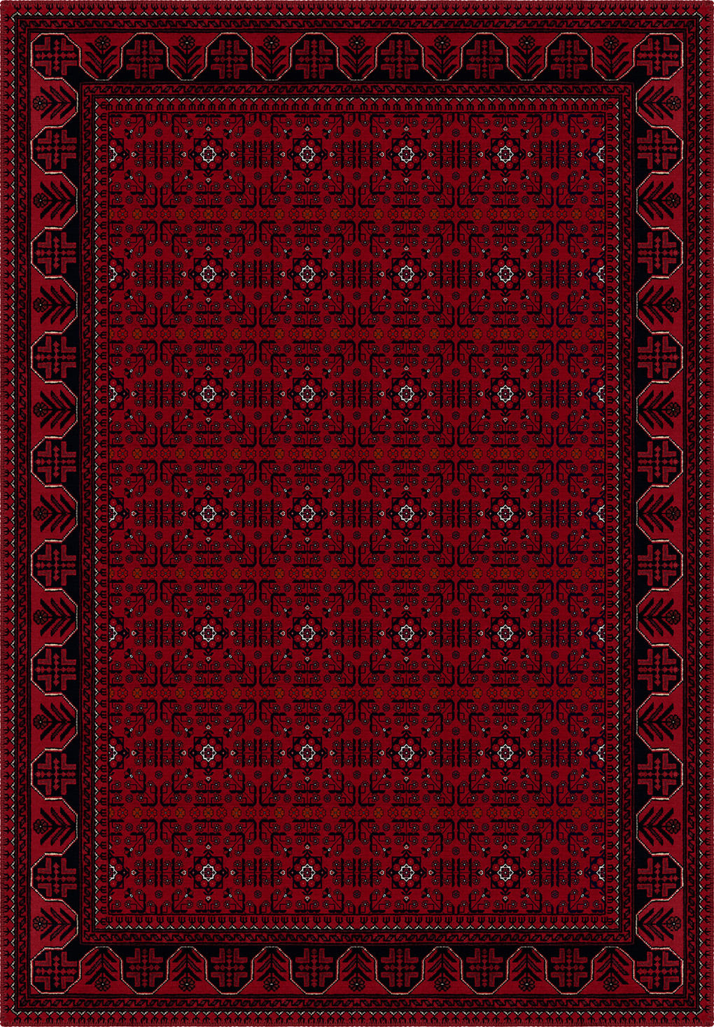 Anya Washable Afghan Rug