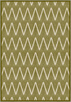 Siena Chevron Green Rug