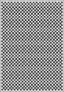 Ophelia Black and White Checkered Rug