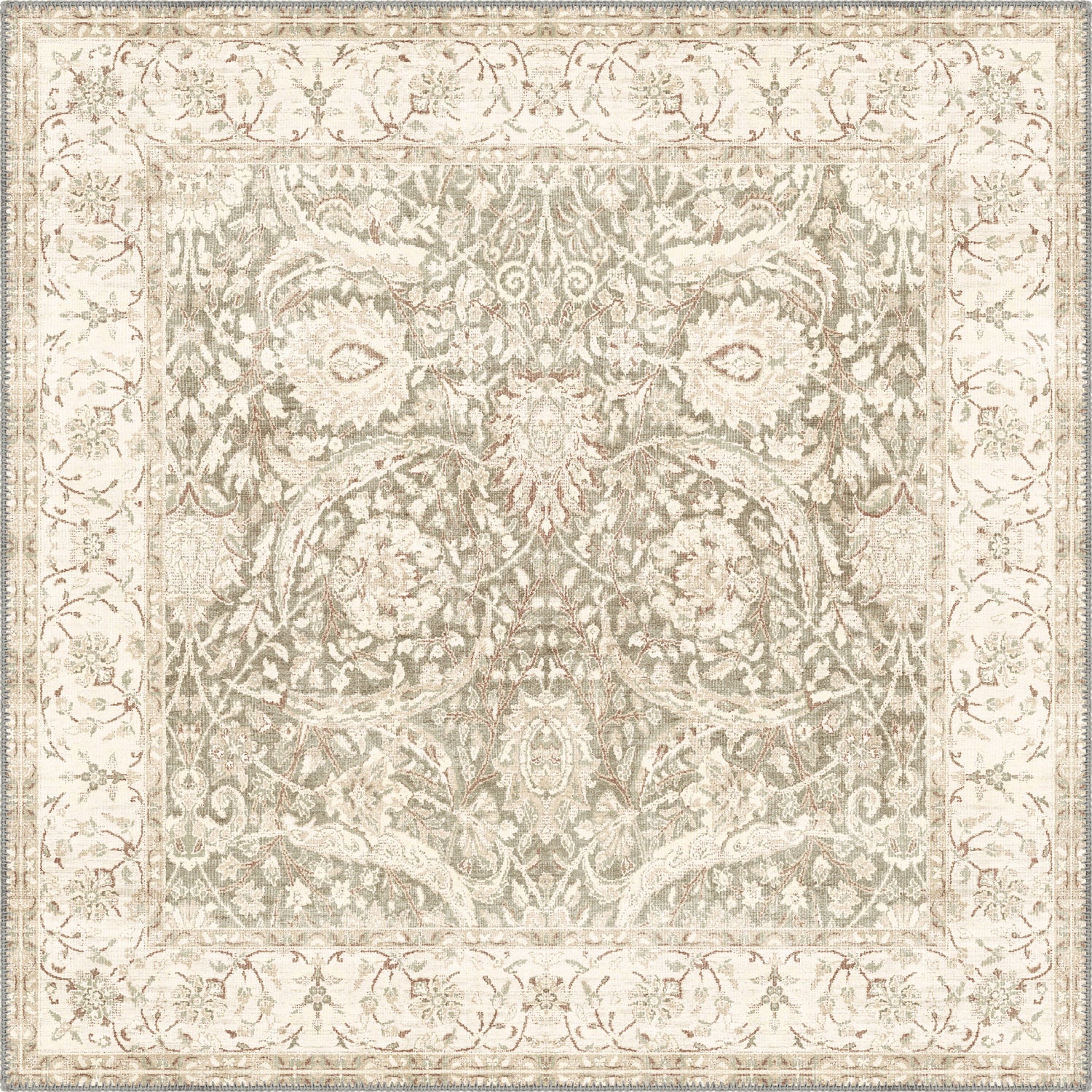 Leonie Beige Turkish Rug | Rugette