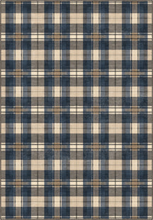 Odette Washable Plaid Rug