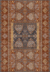 Andrew Orange Brown Vintage Rug