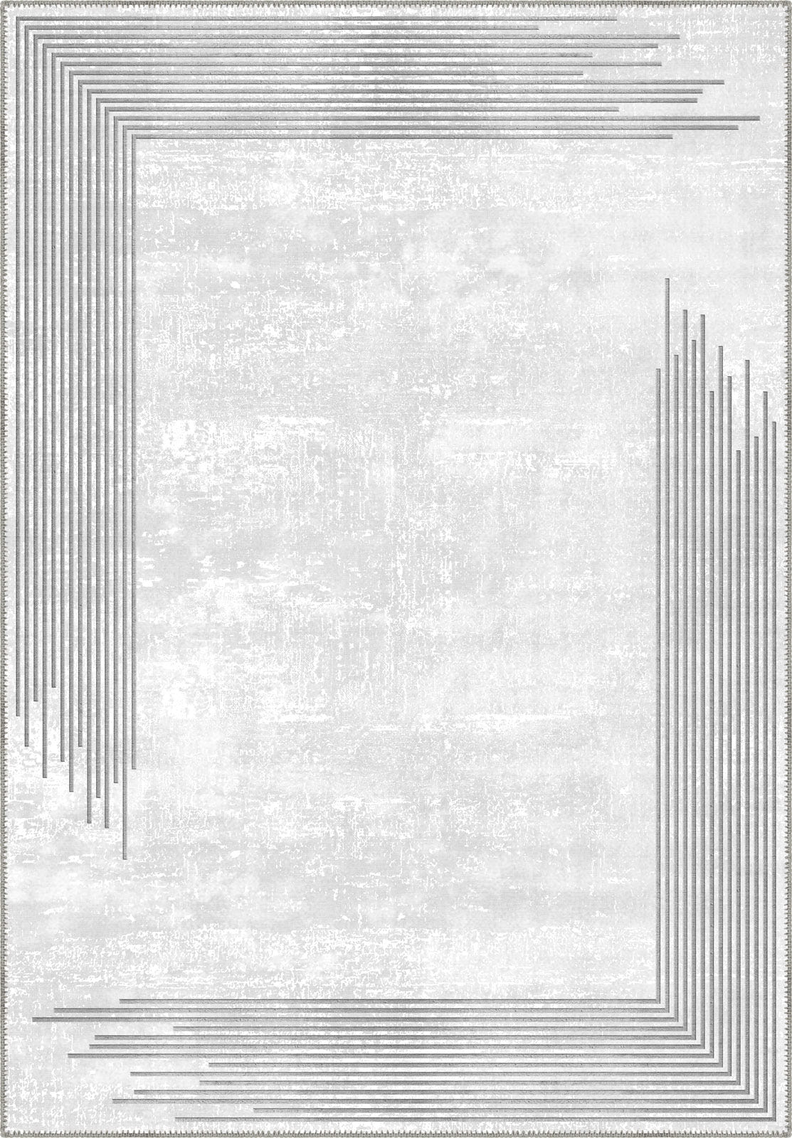 Ayden Light Grey Washable Rug