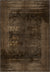 Ayden Bordered Brown Rug