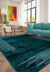 Ayden Teal Washable Rug