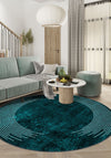 Ayden Teal Washable Rug