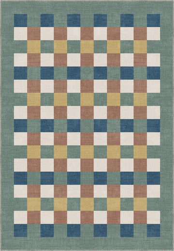 Liam Geometric Washable Rug