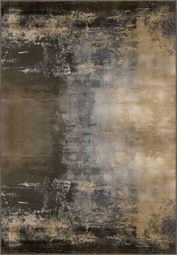 Gabriella Brown Abstract Rug