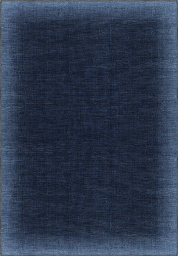 Madison Bordered Navy Blue Rug