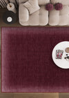 Madison Washable Burgundy Rug