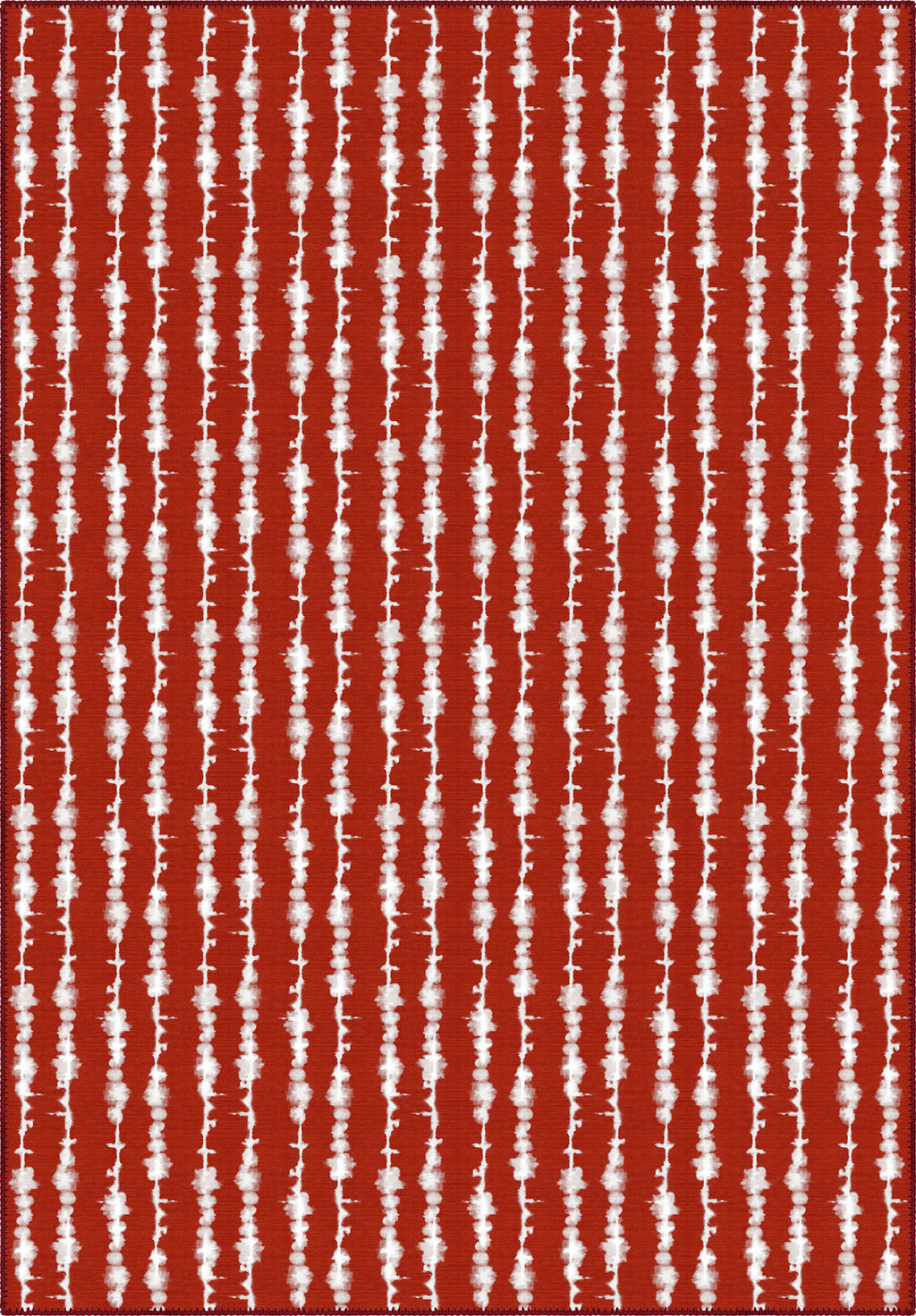 Penelope Red Striped Rug