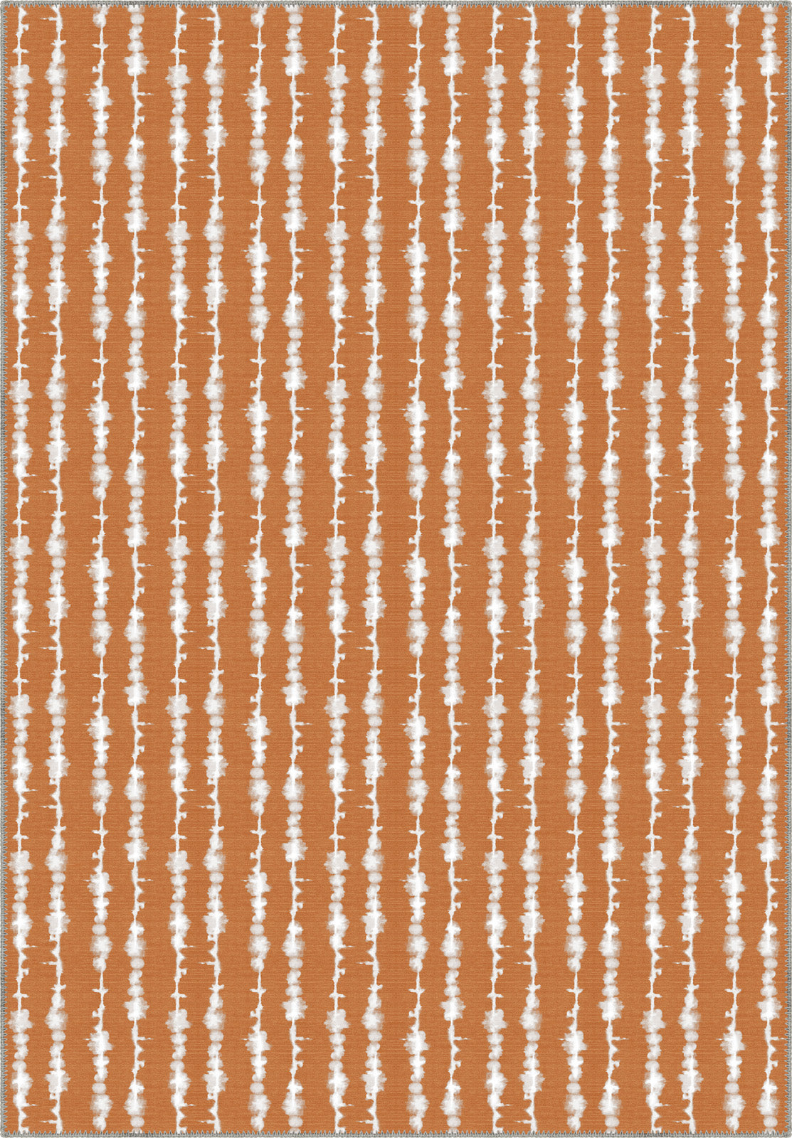 Penelope Orange Striped Rug