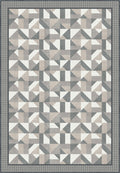 Brooke Geometric Grey Rug