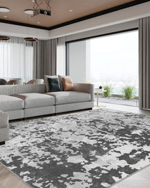 Grant Grey Abstract Rug