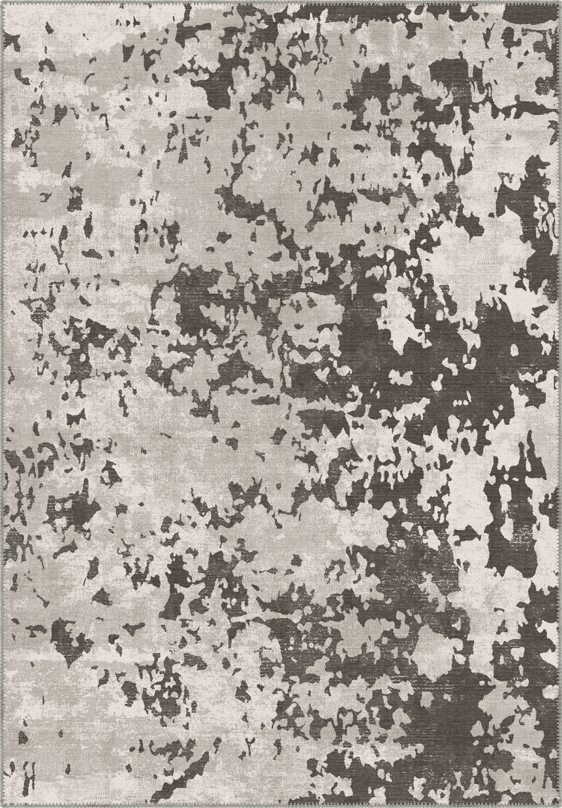Grant Brown Abstract Washable Rug | Rugette Area Rug