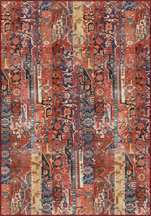Hawke Patchwork Washable Rug