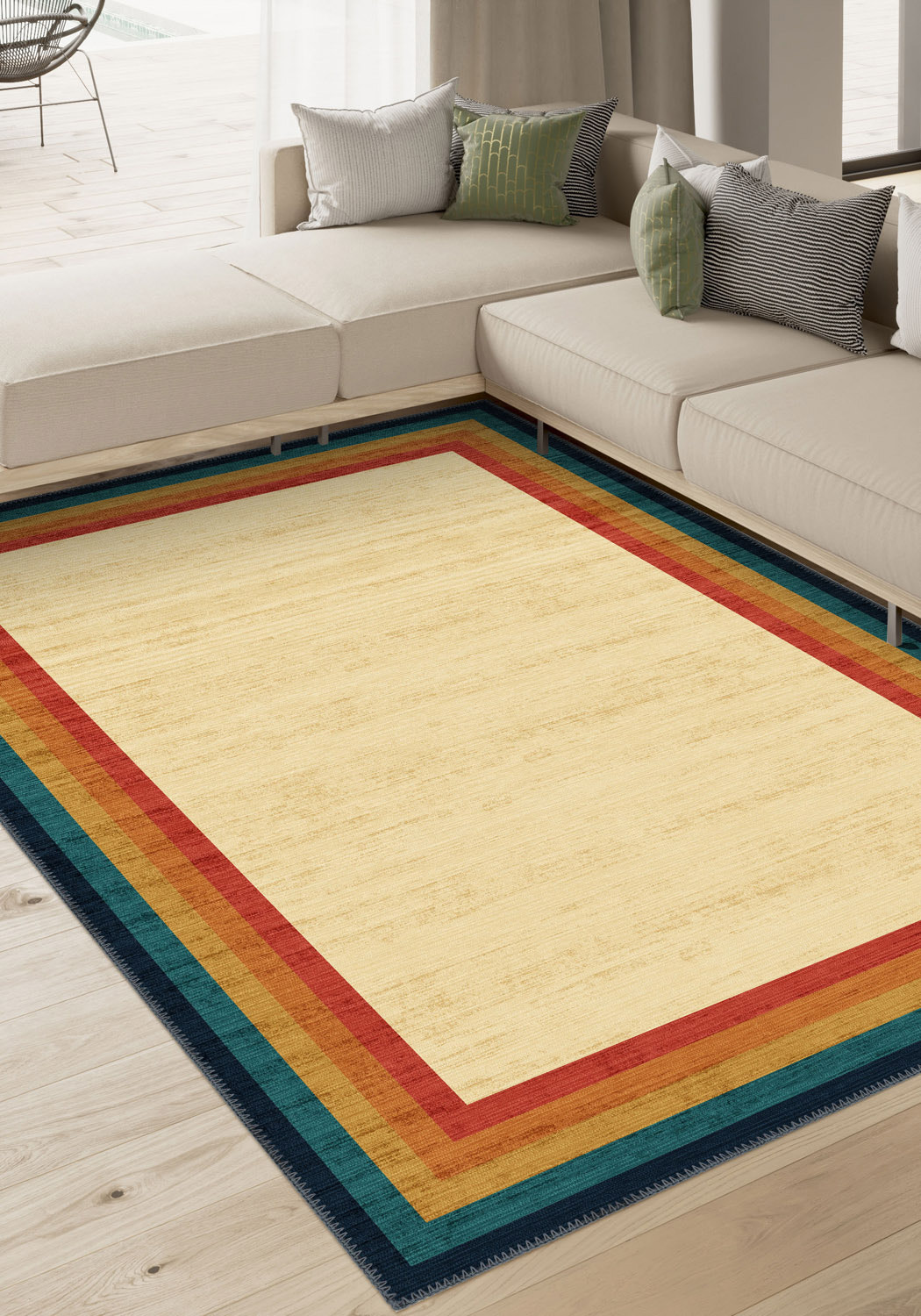 Savannah Washable Colourful Rug