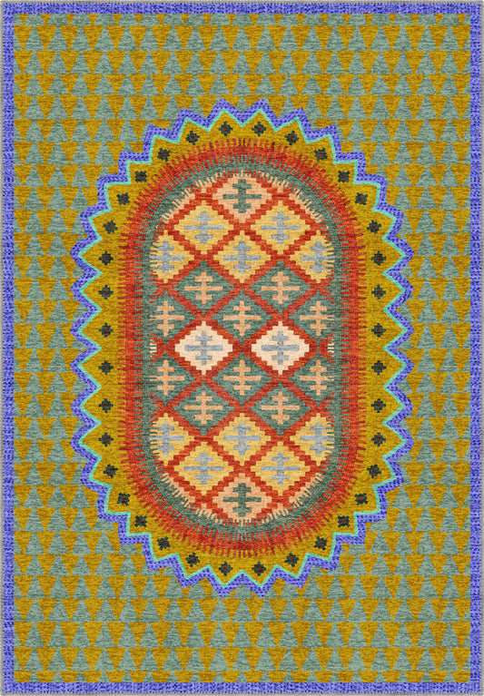 Maria Colourful Vintage Rug