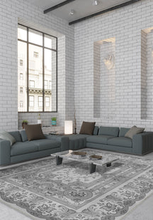Dorian Grey Medallion Rug