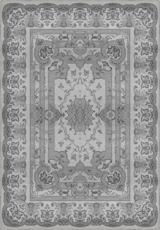 Dorian Grey Medallion Rug