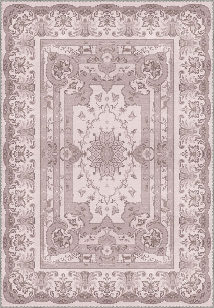 Dorian Washable Pink Rug