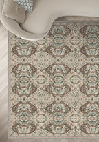 Lysandra Medallion Beige Rug