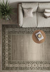 Milona Brown Bordered Rug