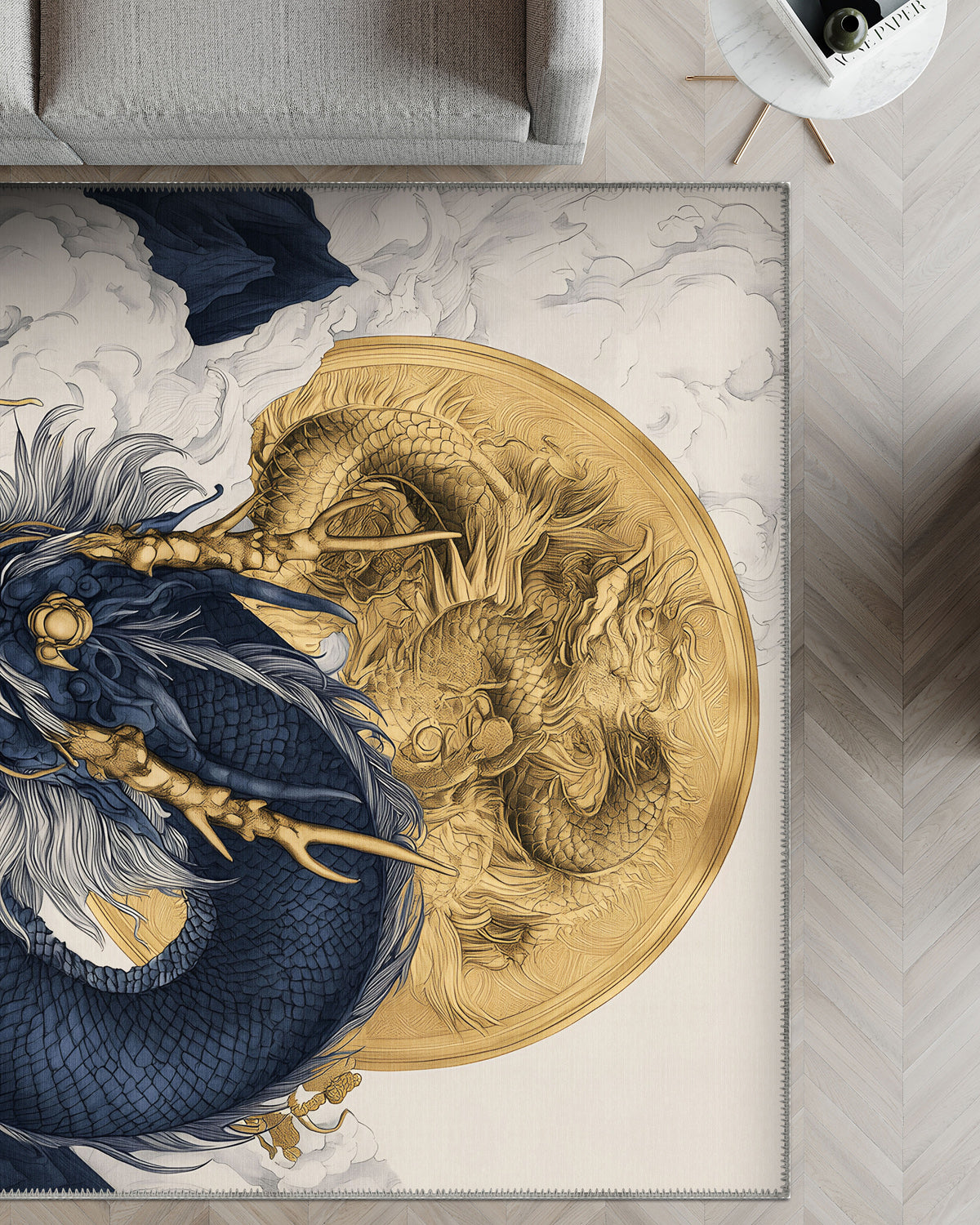 Tianlong Chinese Dragon Rug | Rugette Asiatic Rug