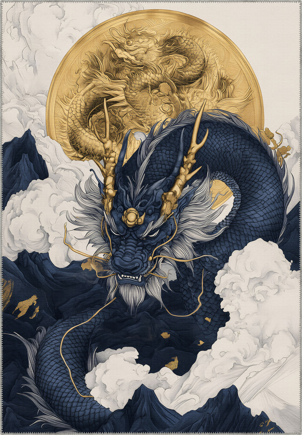 Tianlong Chinese Dragon Rug