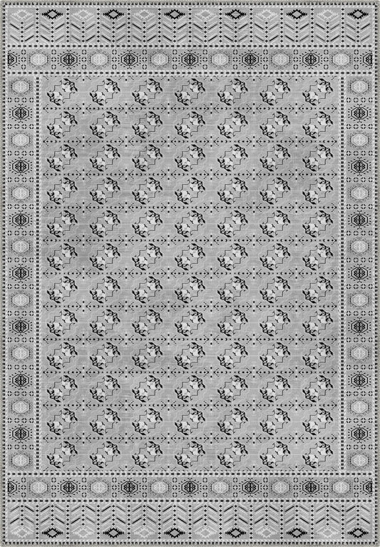 Kael Washable Silver Rug