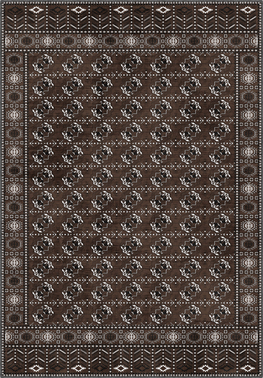 Kael Brown Washable Rug