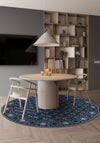 Kael Blue Washable Rug