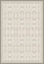 Aveline Beige Distressed Foliage Rug