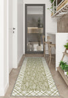 Alder Floral Sage Green Rug