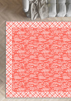 Alder Floral Coral Rug